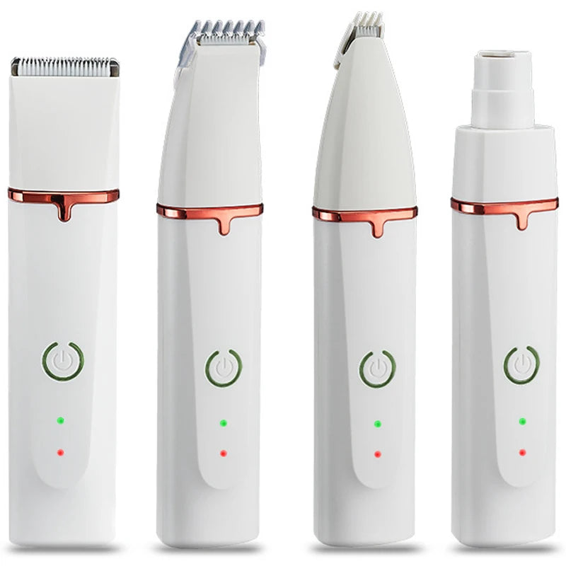Electric Dog Grooming Clippers – 4-in-1 Trimmer, Nail Grinder, Cordless, Low Noise-5