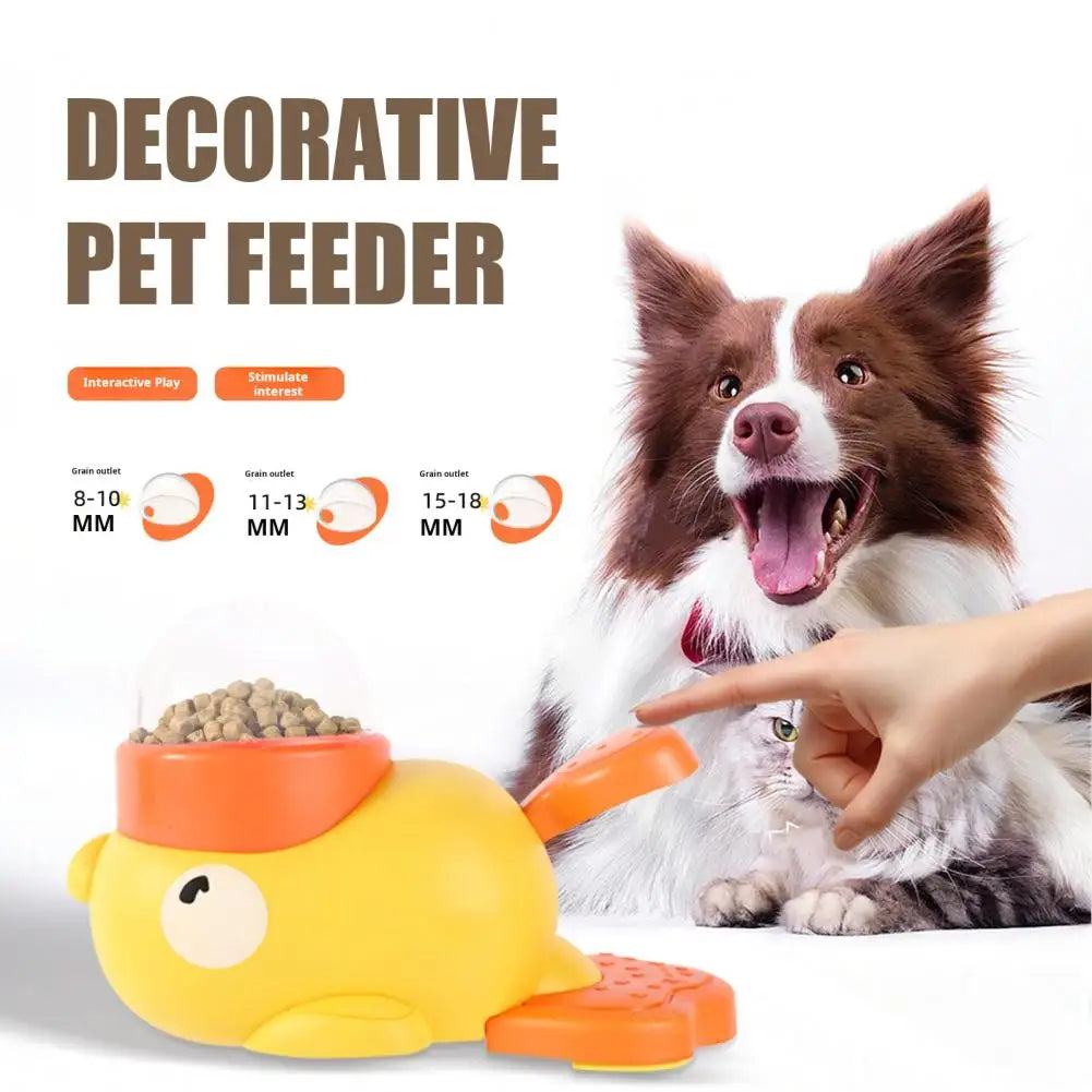Interactive Dog Puzzle Feeder – Engaging Cartoon Duck Design, Eco-Friendly Material, Promotes Mental Stimulation-3