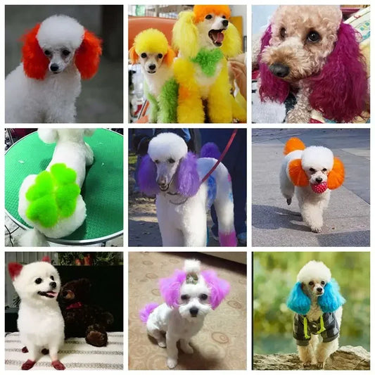 Dog Hair Dye for Dogs – Safe Semi-Permanent Color, Natural Ingredients, 80g Pigment-2