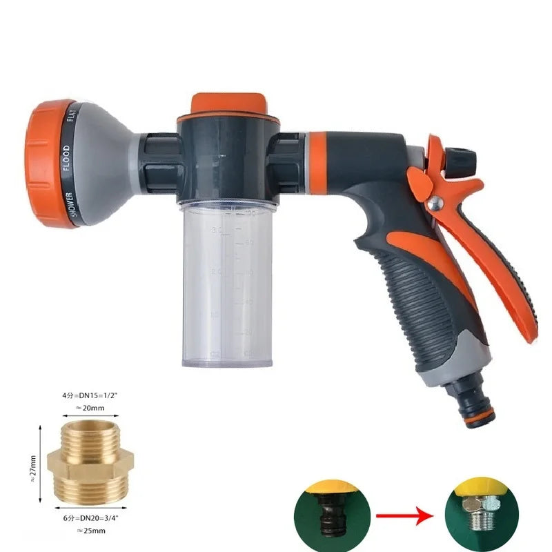 Variant image for Dog Shower Sprayer – Adjustable High-Pressure Nozzle, Built-in Soap Dispenser, 8 Spray Patterns-8