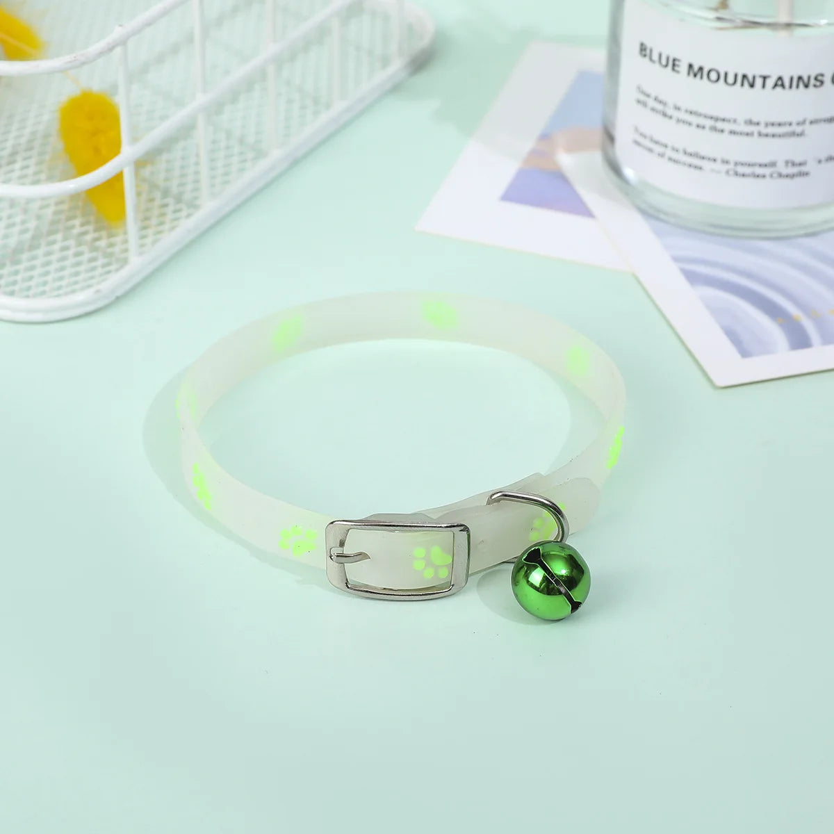 Cat Collar – Luminous Silicone, Anti-Loss Design, Fluorescent Bell-6