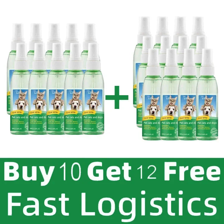 Variant image for Oral Cleanse Spray for Dogs and Cats – Freshens Breath, Removes Tartar, Natural Herbal Extracts-1