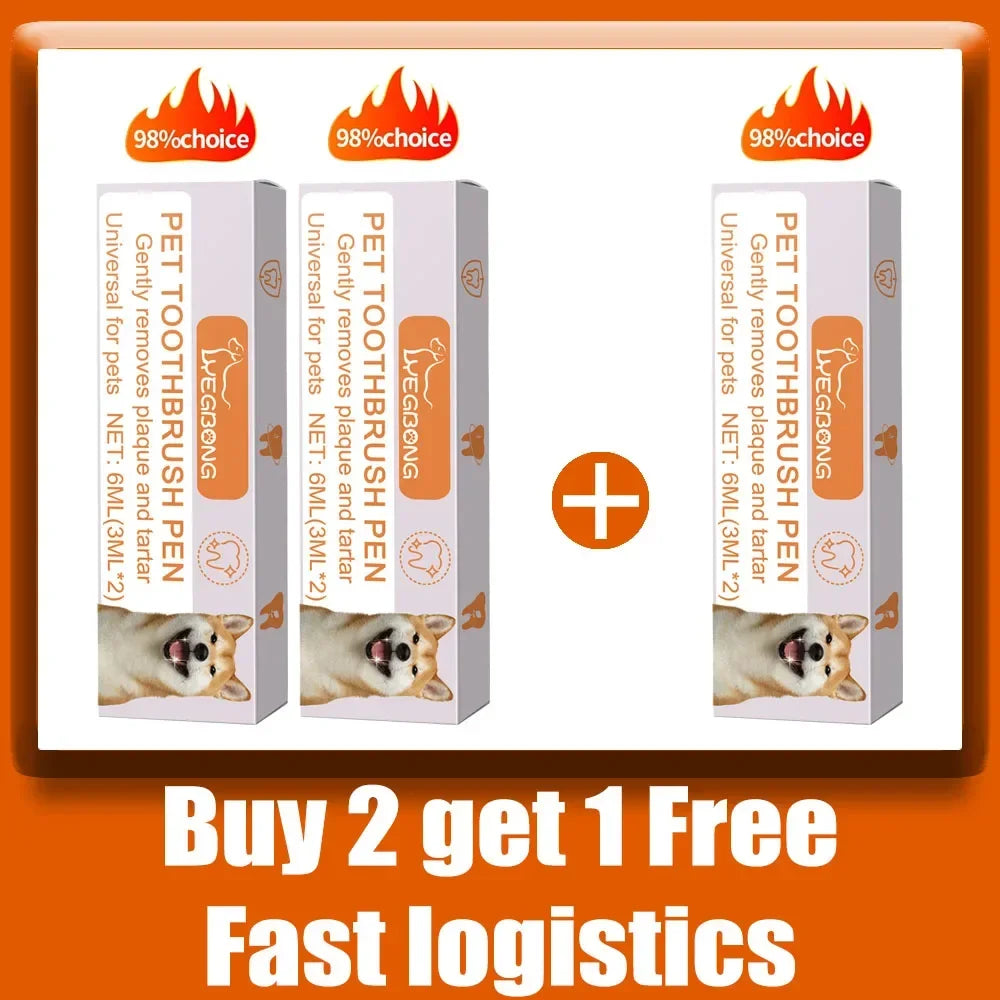 Variant image for Toothbrush Pen for Dogs and Cats – Easy Teeth Cleaning, Tartar Remover, Promotes Fresh Breath-3