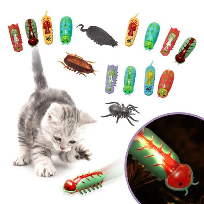Interactive Cat Toy – Automatic Flip, Vibration Movement, Battery Operated-1