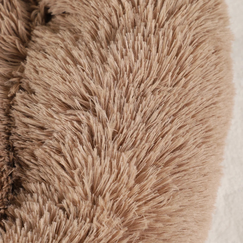 Large Fluffy Dog Bed – Soft Sofa-Style Pet Mat for Dogs and Cats, Easy to Clean, 36 x 28 x 8 Inches-6