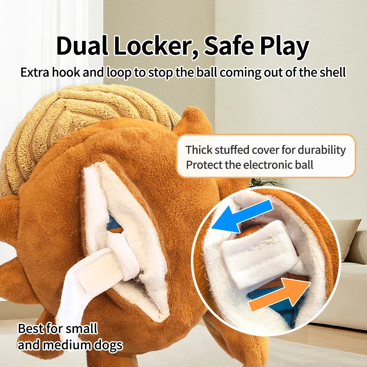Interactive Dog Toy for Small Dogs – Dancing Plush, Chew-Friendly, Soft Material-5