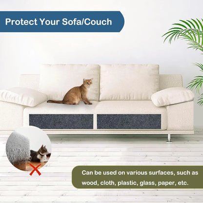 Self-Adhesive Cat Scratching Mat – Trimmable Carpet, Easy Installation, Durable Material-4