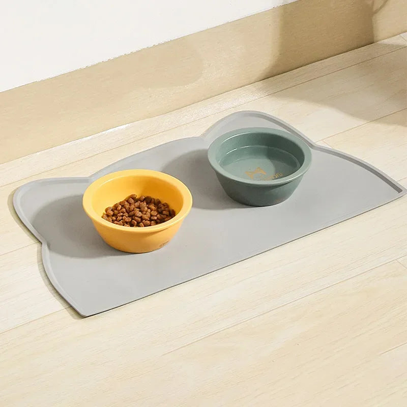 Silicone Dog Bowl Mat – Waterproof, Anti-Slip, Easy to Clean for Dogs and Cats-3