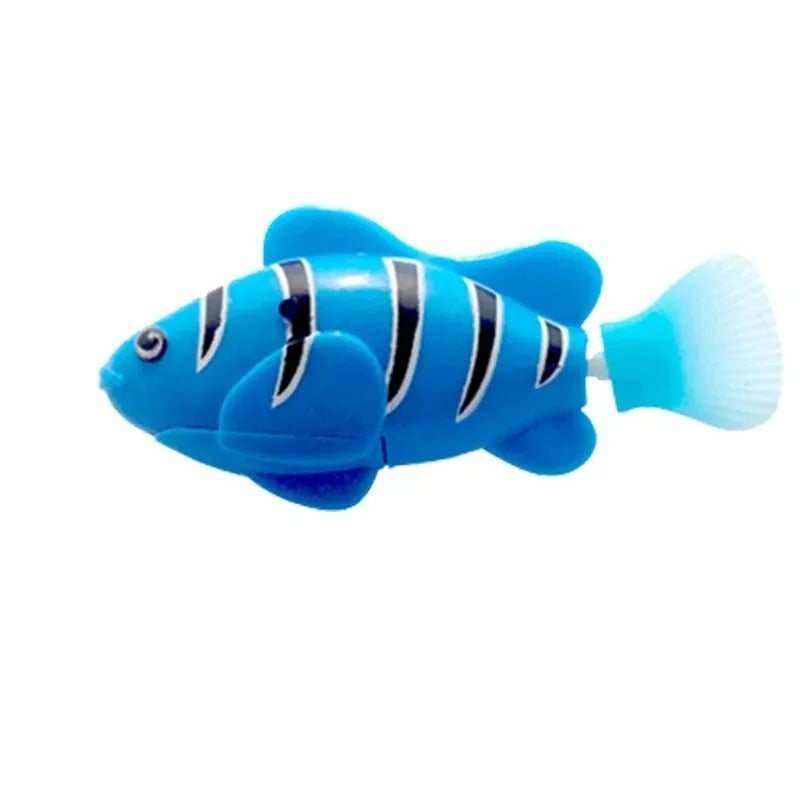 Variant image for Interactive Cat Toy – Swimming Fish with LED Lights, Battery Operated, Engaging Movement-11