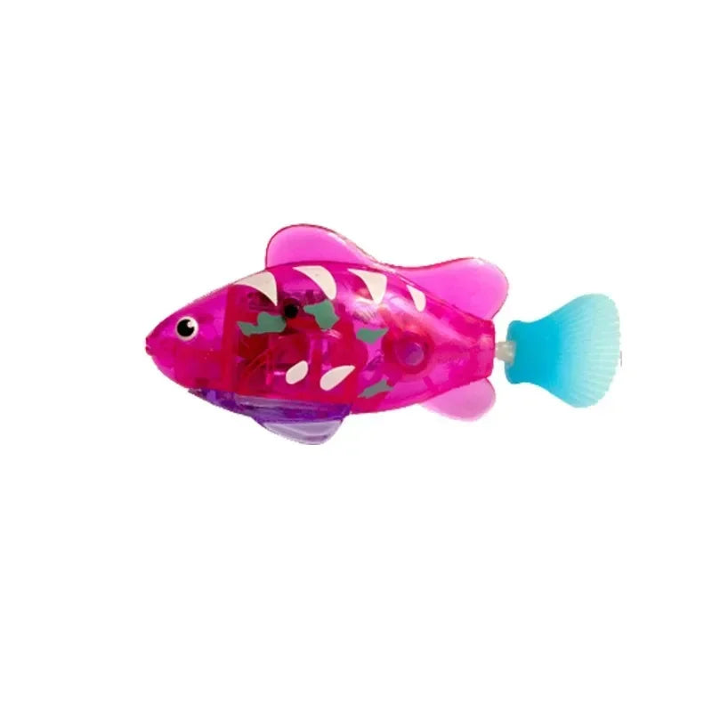 Variant image for Interactive Cat Toy – Swimming Fish with LED Lights, Battery Operated, Engaging Movement-5