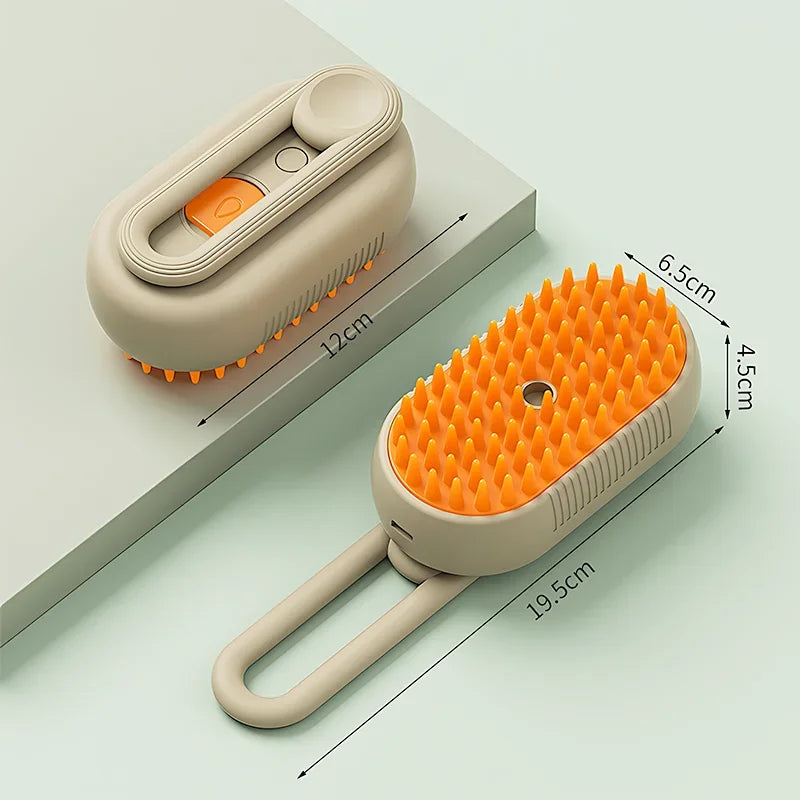 Variant image for Electric Steam Brush for Cats and Dogs – 3-in-1 Grooming Tool, Spray Function, USB Rechargeable-4