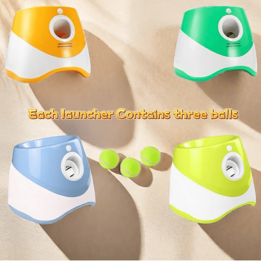 Automatic Dog Ball Launcher – Interactive Dog Toy with Rechargeable Design and Adjustable Launch Distance for Active Play-5