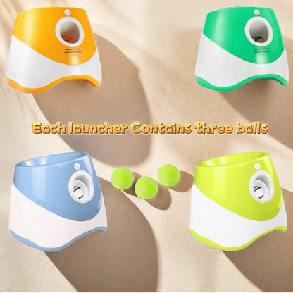 Automatic Dog Ball Launcher – Interactive Dog Toy with Rechargeable Design and Adjustable Launch Distance for Active Play-5