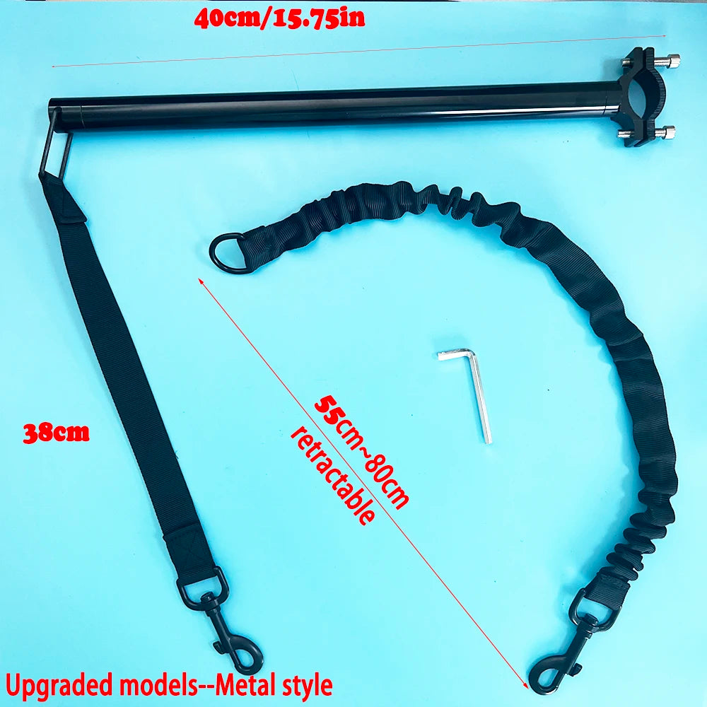 Bicycle Leash for Dogs – Removable Elastic, Durable Metal Design, Ideal for Cycling-3