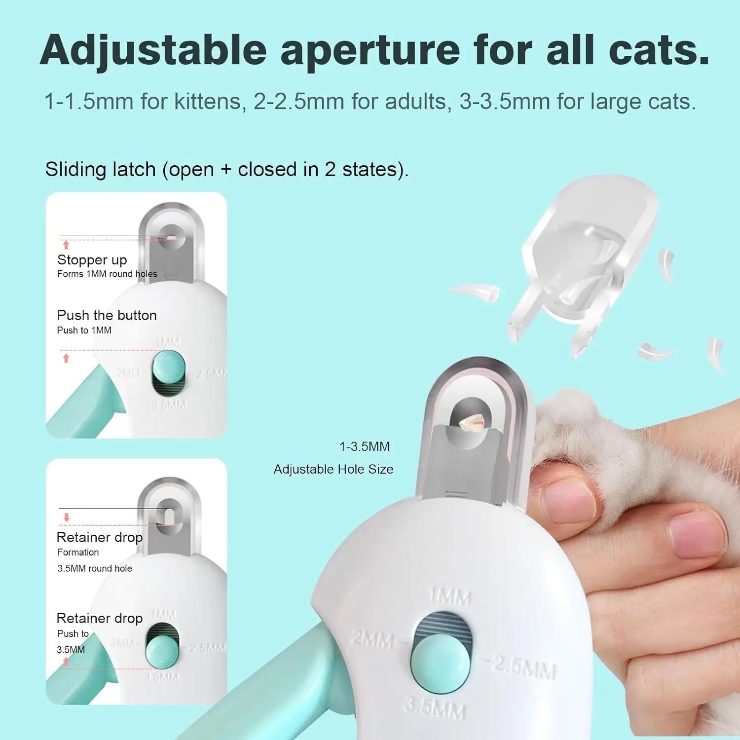Nail Clippers for Dogs and Cats – Professional-Grade, Adjustable Grip, Ergonomic Design-3