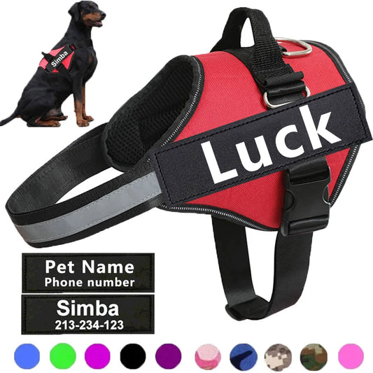 No-Pull Dog Harness for Outdoor Walking – Reflective, Breathable, Adjustable Design-1