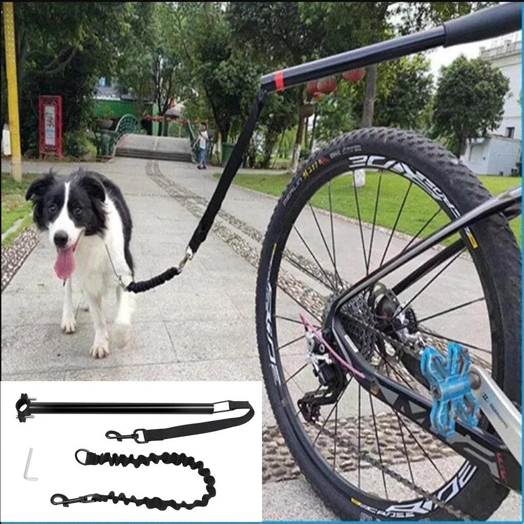 Bicycle Leash for Dogs – Removable Elastic, Durable Metal Design, Ideal for Cycling-5