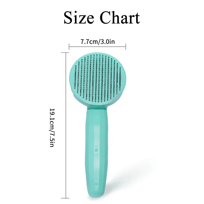 Grooming Brush for Dogs – Efficient Deshedding, Self-Cleaning, Comfortable Grip-5