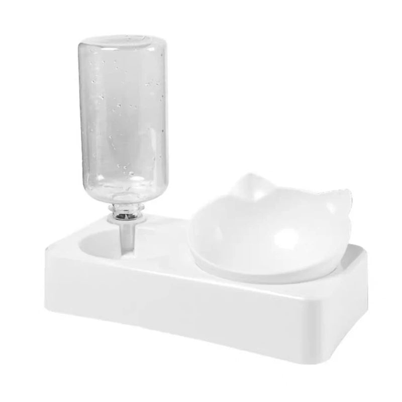 Raised Dog and Cat Bowls – Ergonomic 15-Degree Tilt, Automatic Water Feeder, Durable and Easy-to-Clean Material-6