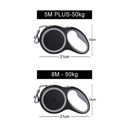 Retractable Dog Leash for Small to Large Dogs – Adjustable Lengths, Durable, 3m/5m/8m-5