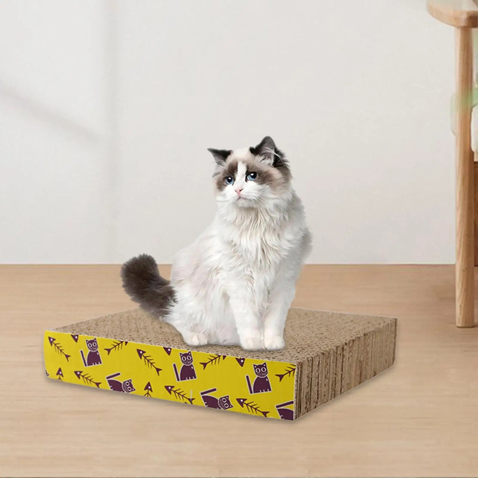Variant image for Cat Scratching Board for Cats – Durable Corrugated Paper, Cozy Lounge Bed, Multi-Size-2