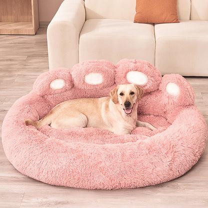 Large Fluffy Dog Bed – Soft Sofa-Style Pet Mat for Dogs and Cats, Easy to Clean, 36 x 28 x 8 Inches-3