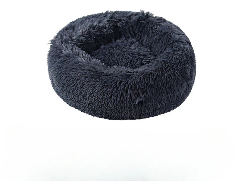 Variant image for Plush Pet Bed for Cats and Small Dogs – Warm, Detachable, Round Design-5