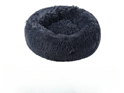 Variant image for Plush Pet Bed for Cats and Small Dogs – Warm, Detachable, Round Design-5