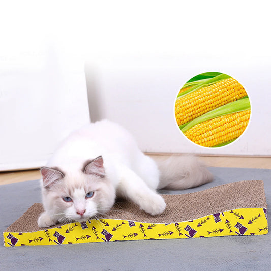 Cat Scratching Board for Cats – Durable Corrugated Paper, Cozy Lounge Bed, Multi-Size-3