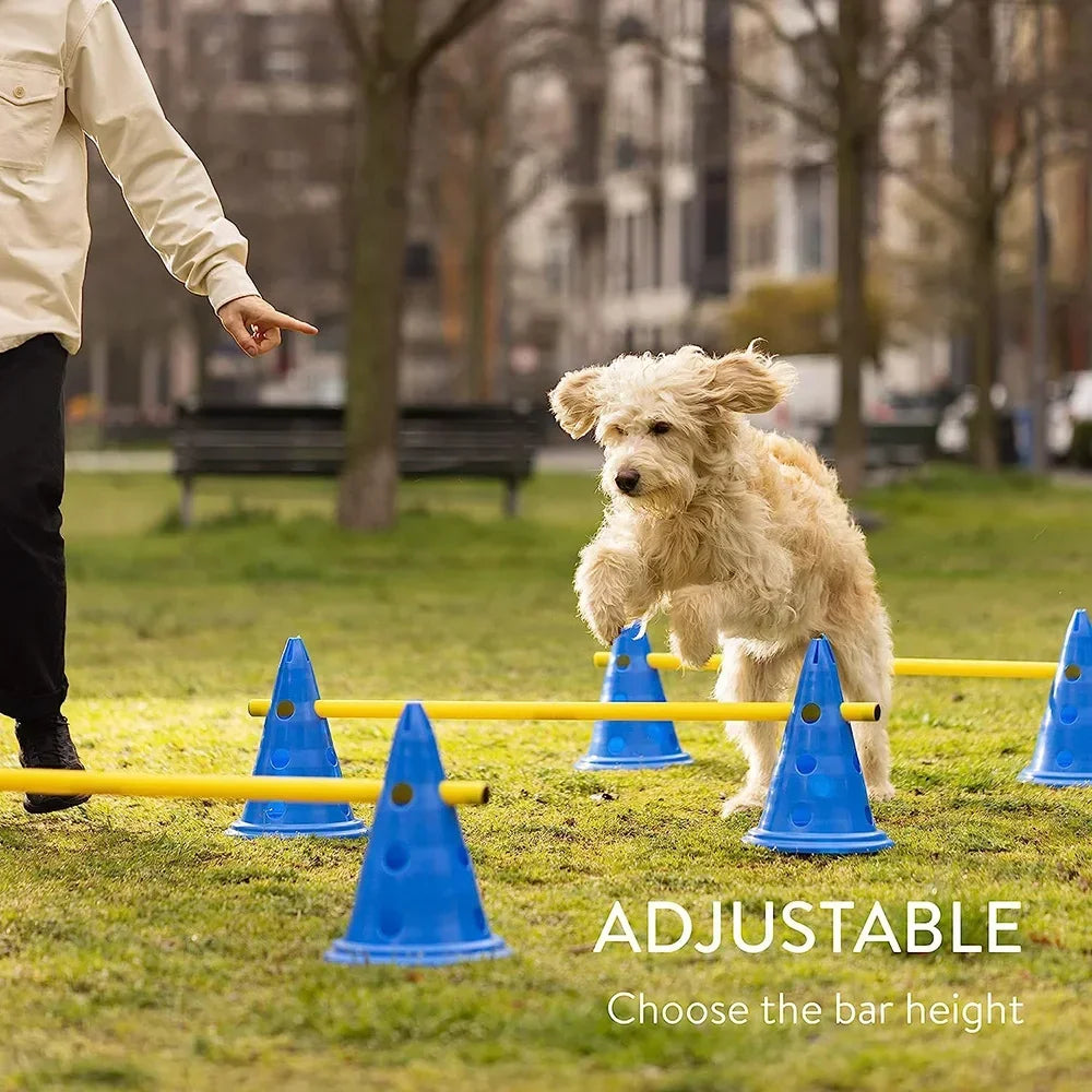 Agility Course Equipment for Dogs – Complete Obstacle Set, Adjustable Jumping Bar, Durable Design-3