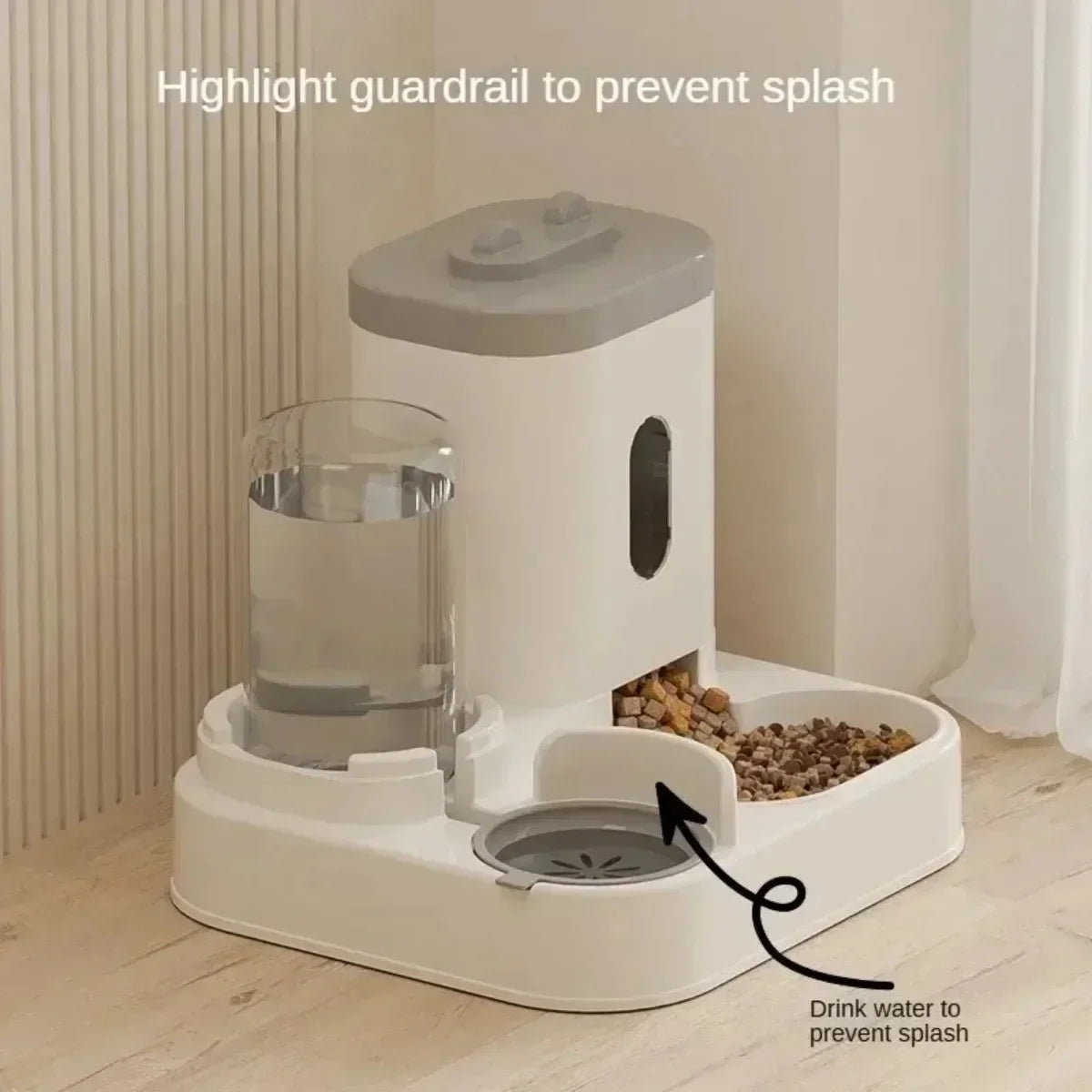 Automatic Pet Feeder for Dogs and Cats – Large Capacity, Non-Electric, Dual Function Design-3