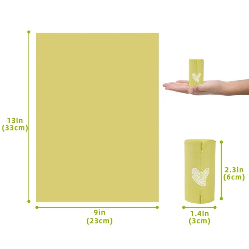 Biodegradable Dog Poop Bags – Eco-Friendly, Compostable, Durable Vest Style-5