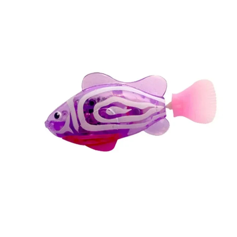 Variant image for Interactive Cat Toy – Swimming Fish with LED Lights, Battery Operated, Engaging Movement-8