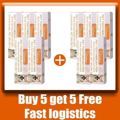 Variant image for Pet Toothbrush for Dogs and Cats – Easy Teeth Cleaning, Fresh Breath, Compact Design-1