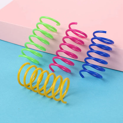 Spring Toy for Cats – Durable Plastic, Vibrant Colors, Engaging Playtime-2