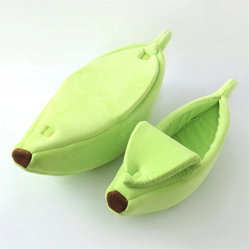 Variant image for Cat Bed for Cats and Dogs – Cozy Banana Shape, Soft Plush Fabric, Portable Design-4