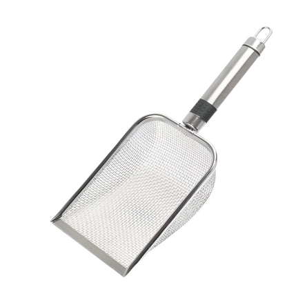 Variant image for Cat Litter Shovel Style D – Long Handle, Ergonomic Grip, Stainless Steel-4
