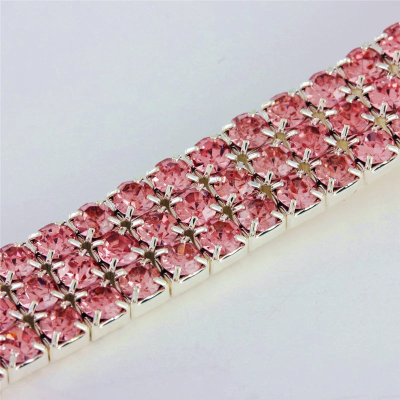 Dog Necklace for Small to Medium Pets – Durable Alloy, Adjustable Length, Rhinestone Design-4