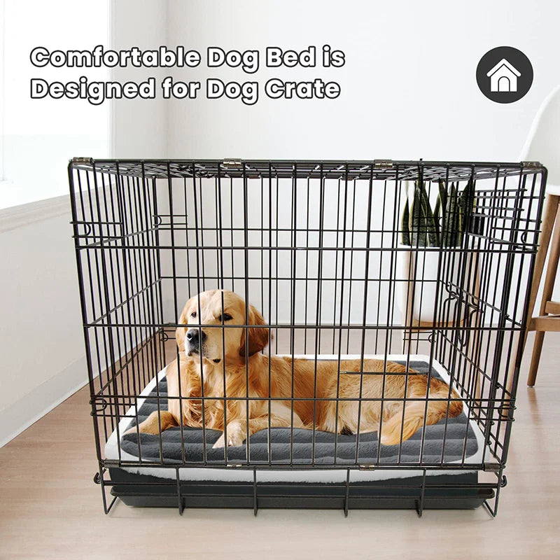 Orthopedic Dog Bed Mat with Washable Zipper Cover – Memory Foam Cushion for Small to Large Dogs, Waterproof and Durable-3