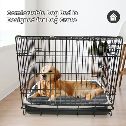 Orthopedic Dog Bed Mat with Washable Zipper Cover – Memory Foam Cushion for Small to Large Dogs, Waterproof and Durable-3