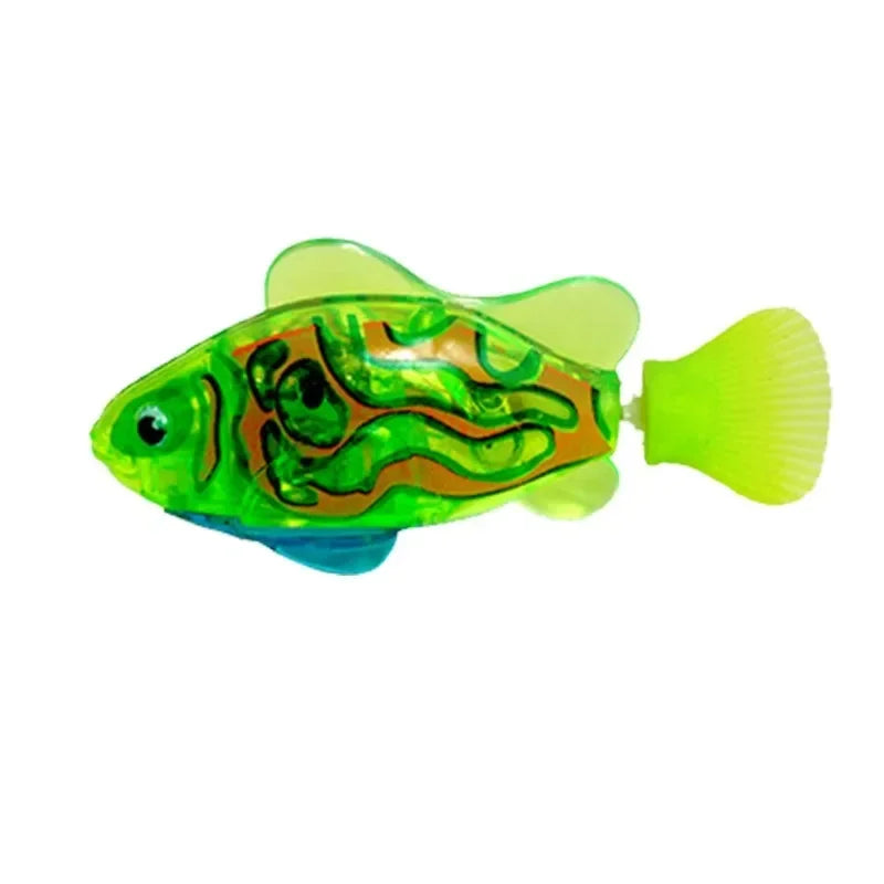 Variant image for Interactive Cat Toy – Swimming Fish with LED Lights, Battery Operated, Engaging Movement-4