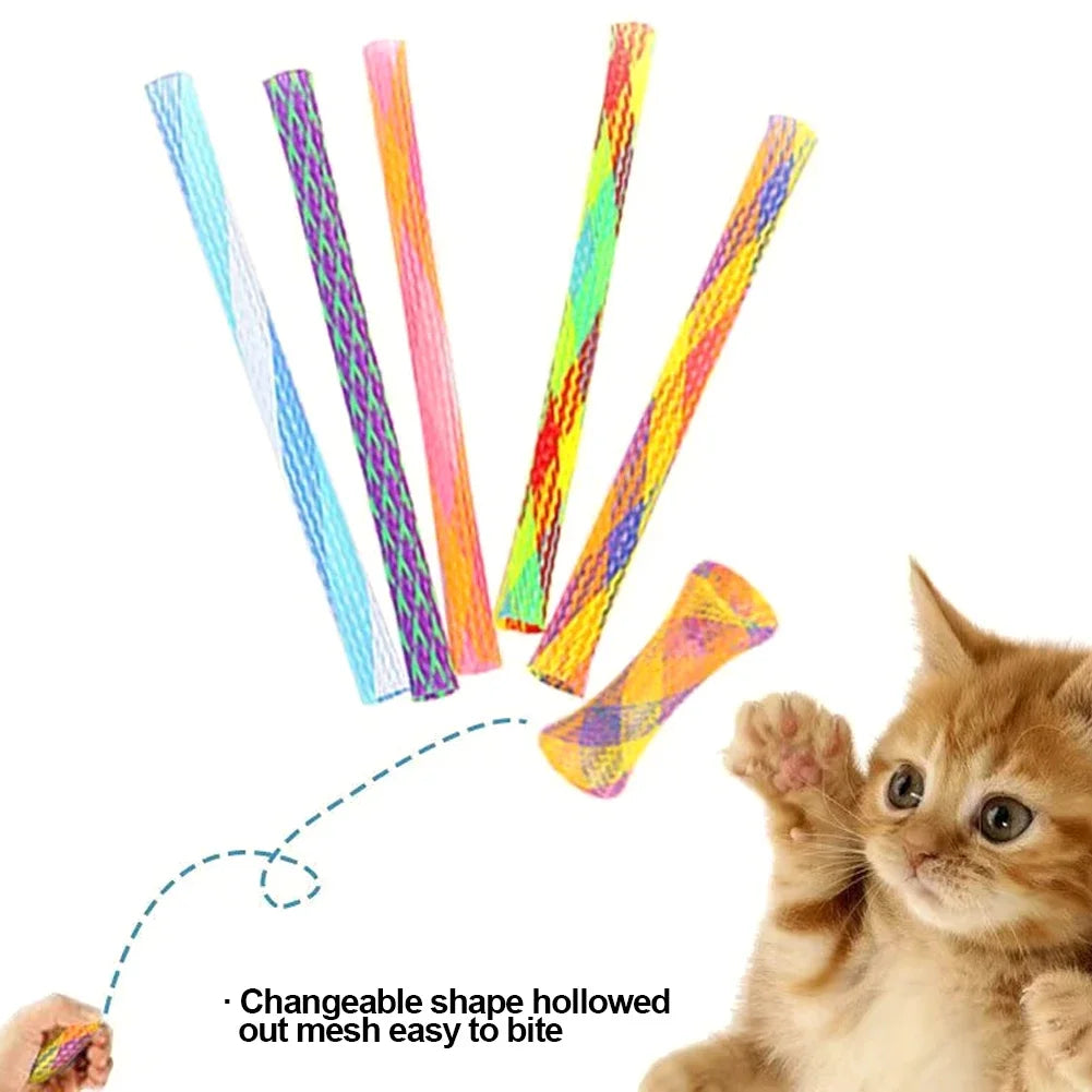 Interactive Cat Toys for Kittens – Colorful, Non-Toxic Spring Design, Engaging Play-4