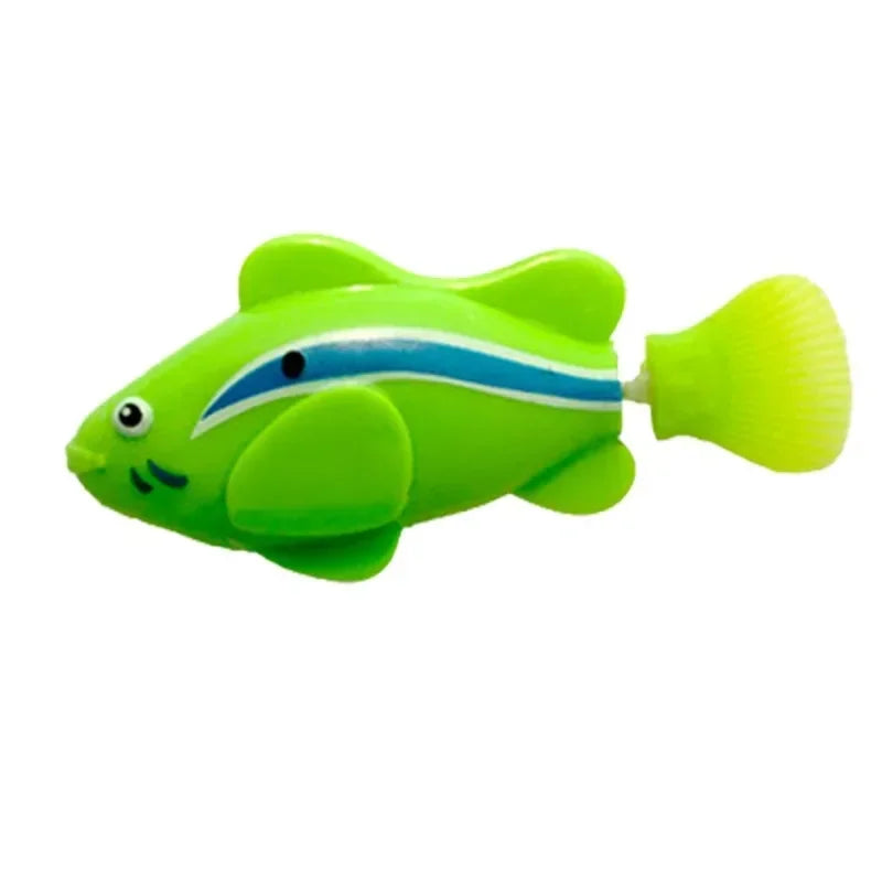 Variant image for Interactive Cat Toy – Swimming Fish with LED Lights, Battery Operated, Engaging Movement-12